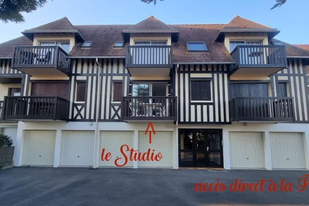 Studio Front De Mer Merville-Franceville-Plage Dış mekan fotoğraf